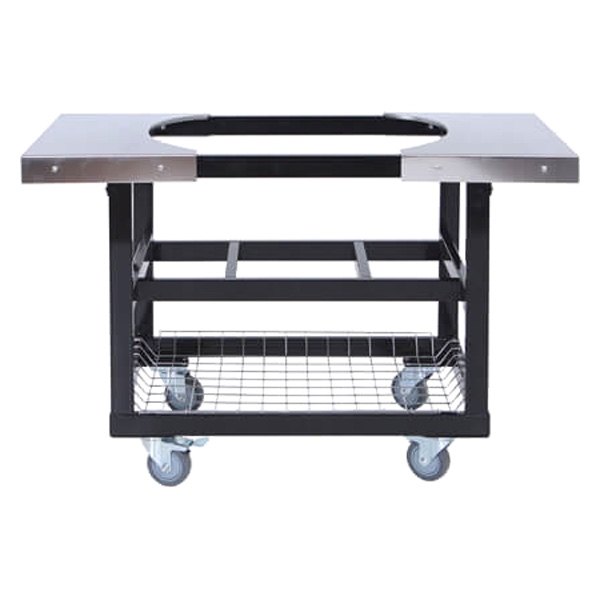 Primo Grills® - Cart with Basket and Stainless Steel Side Shelves