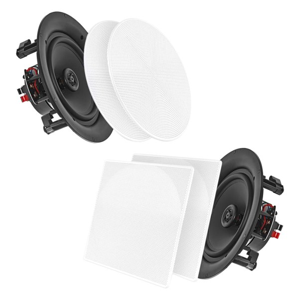 Pyle® - In-Wall/In-Ceiling Dual Stereo Speakers