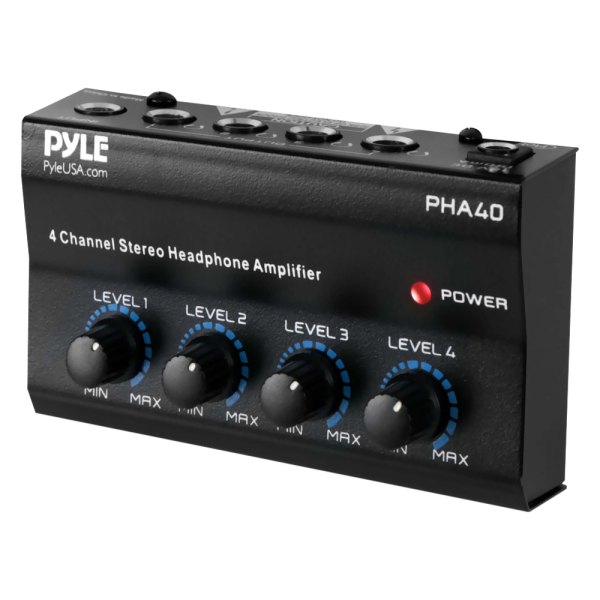 Pyle® - 4 Channel Stereo Headphone Amplifier