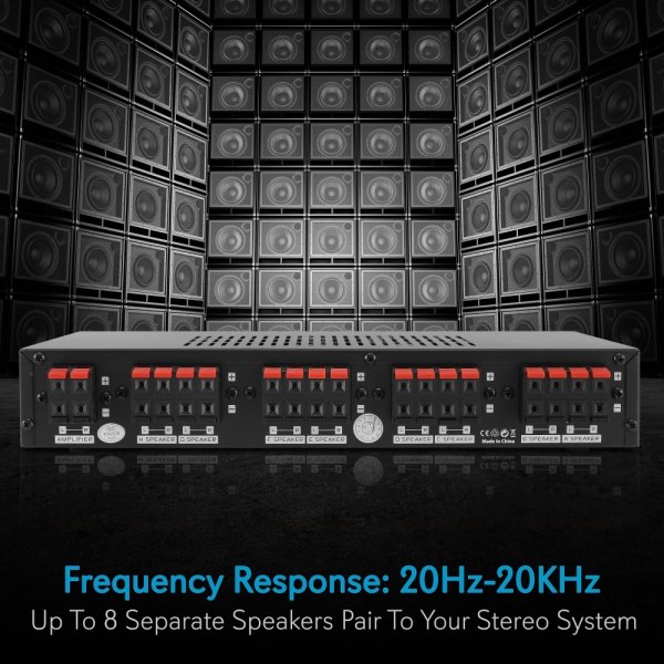 Pyle® PSS8 - High Power Stereo Speaker Selector - CAMPERiD.com