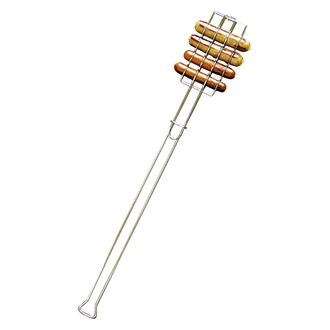 Rome® - 29" Stainless Steel 4-Up Safe Hot Dog Roaster