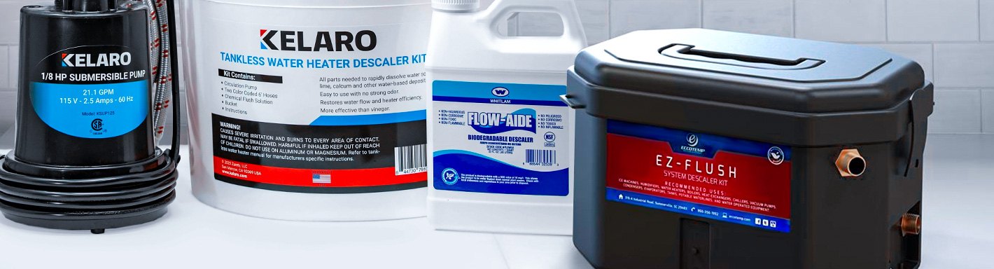 Kelaro Tankless Water Heater Flushing Kit with Flow-Aide