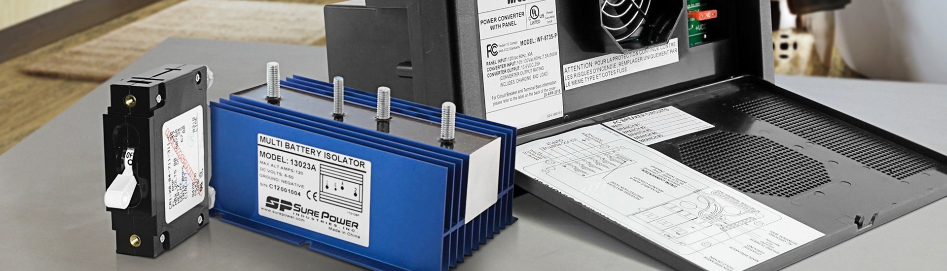 RV Power Centers & Components | Distribution Panels, Control Boards