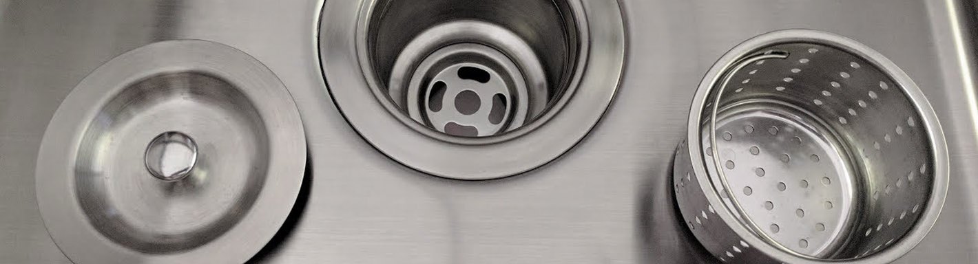 Rv Stoppers Strainers Steel Plastic Kitchen Shower Camperid Com - Camper Bathroom Sink Strainer