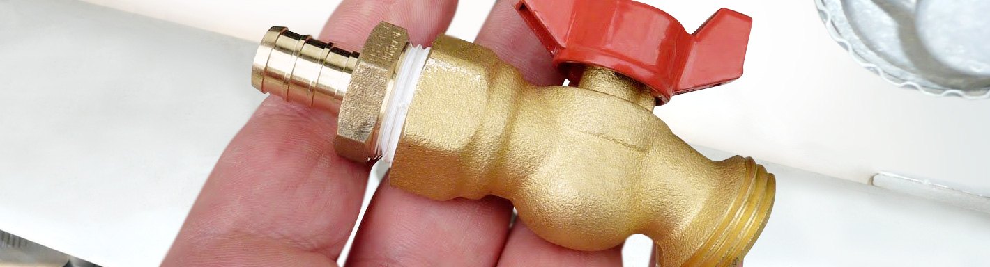 RV Water Heater Gas Valves & Fittings