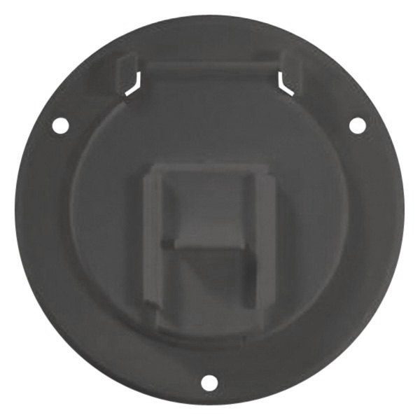 RV Designer® - Basic 4.3"D Black Round Electric Cable Hatch