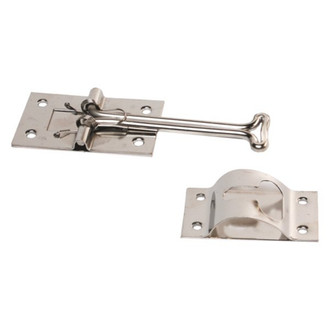 RV Designer® - 4"L T-Style Silver Stainless Steel Door Holder