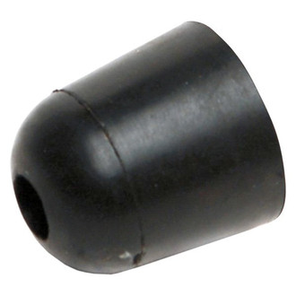 RV Designer® - 1.0"L Rubber Black Rounded Wall Door Bumper