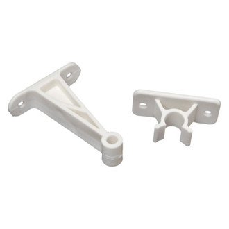 RV Designer® - 3"L C-Clip White Plastic Door Holder