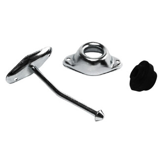 RV Designer® - 4.8"L Angled Plunger Steel Door Holder