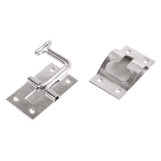 RV Designer® - 90° T-Style Silver Stainless Steel Door Holder