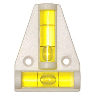 RV Designer® - White Screw-On 2 Way Levels