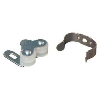 RV Designer® - Double Roller Cabinet Catch Set with Metal Clip