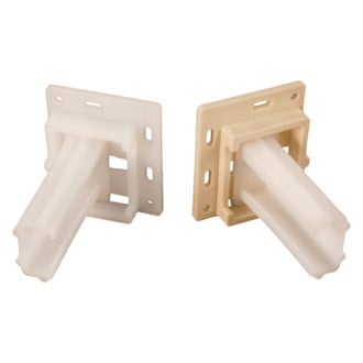 RV Designer® - Plastic 2.125" Small C-Shape Drawer Slide Socket Set
