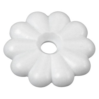 RV Designer® H613 - Plastic White Rosettes