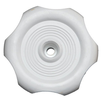 RV Designer® - 1/2" Plastic White Round Shaft Knob for Hinged Windows