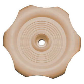 RV Designer® - 1/2" Plastic Beige Round Shaft Knob for Hinged Windows
