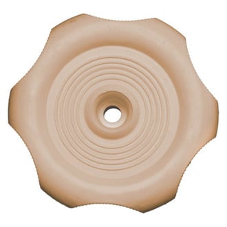 RV Designer® - 1" Plastic Beige Round Shaft Knob for Hinged Windows