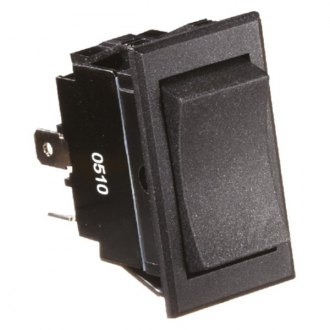 JR Products 12285 Black Single Slide-Out Switch Assembly with Bezel