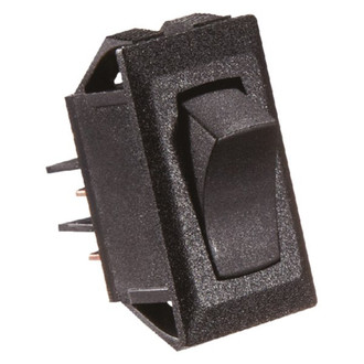 RV Designer® - Single SPST On/Off Rectangular Black Multi Purpose Switch
