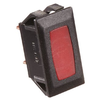 RV Designer® - 14V DC Black /Red Switch Indicator Light