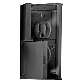 RV Designer S907, Weatherproof Dual Outlet Cover With Snap