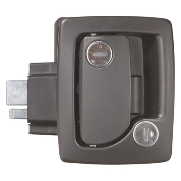 RV Designer® - Trimark™ Black Powder Coated Standard Key Travel Trailer Entry Door Lock with Dead Bolt