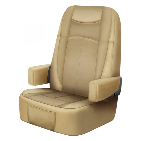 RV Designer® - GripFit Tan RV Captain Seat Cover