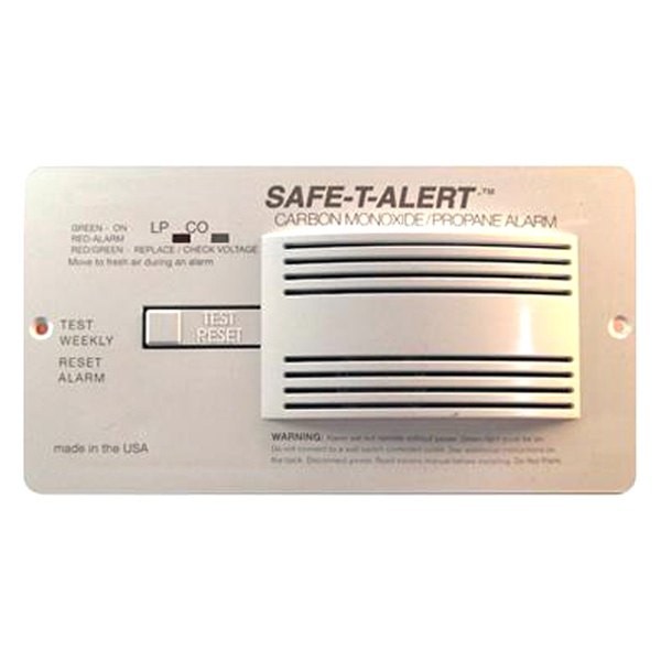 Safe-T-Alert® - 70 Series™ 3.5"H Black Flush Mount Propane/LP Gas Alarm
