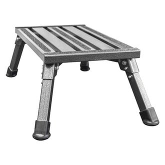 Safety Step® - Granite Aluminum Platform Step with Adjustable Legs