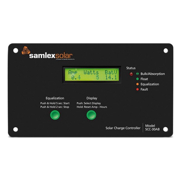 Samlex® - Flush Mount Solar Charge Controller