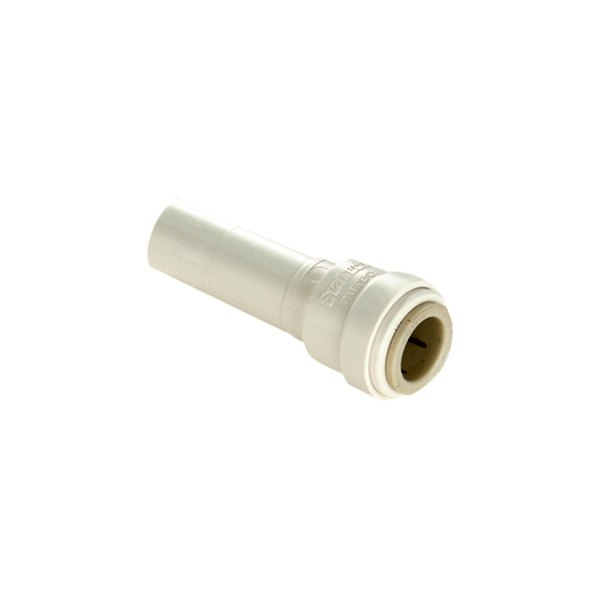 White Plastic Reducing Stem (1/2" CTS x 3/8" CTS)
