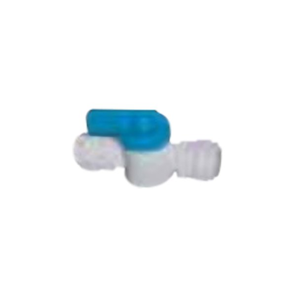 10 Series White Plastic Stop Valve (1/4" CTS x 1/4" CTS)