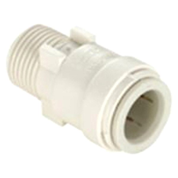 35 Series White Plastic Male Adapter (3/8" CTS x 1/2" MNPT)