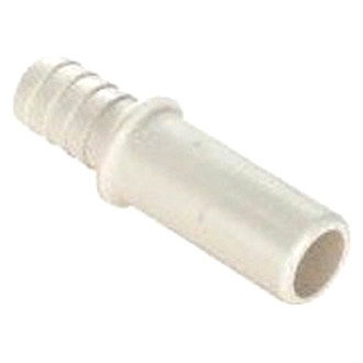 SeaTech® - 35 Series White Plastic Stackable Hose Barb Adapter (1/2" Barb x 1/2" CTS Stem)