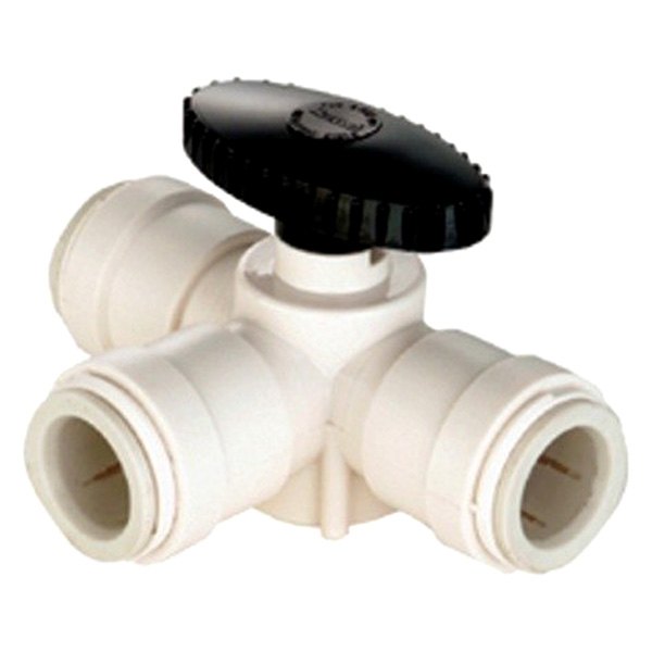 35 Series Type 41 White Plastic 3-Way By-Pass Valve (1/2" CTS x 1/2" CTS x 1/2" CTS)