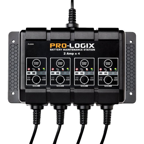 Solar® - Pro-Logix™ 12v Compact Battery Charger Station and Maintainer