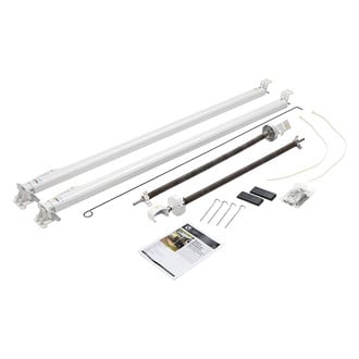 Solera Awnings® - Classic™ 5.3' to 5.7' White Manual Patio Awning Arm Kit