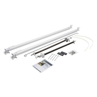 Solera Awnings® - Classic™ 5.7' to 6.8' White Manual Patio Awning Arm Kit