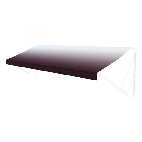 Solera Awnings® - 12'W x 8'Ext. Burgundy Replacement Vinyl Fabric for RV Patio Awnings