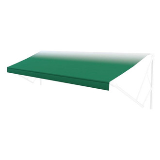 Solera Awnings® - 15'W x 8'Ext. Green Fade One-Piece Replacement Vinyl Fabric for RV Patio Awnings