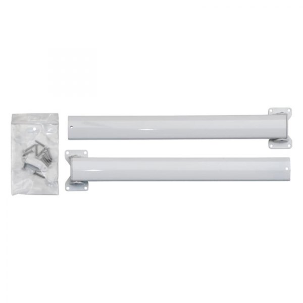 Solera Awnings® - 2.7' White Manual Standard Window Awning Arm Hardware Kit