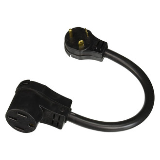 Southwire® - 30A Male to 50A Female 10/3 STOW 18" Power Cord Adapter Set