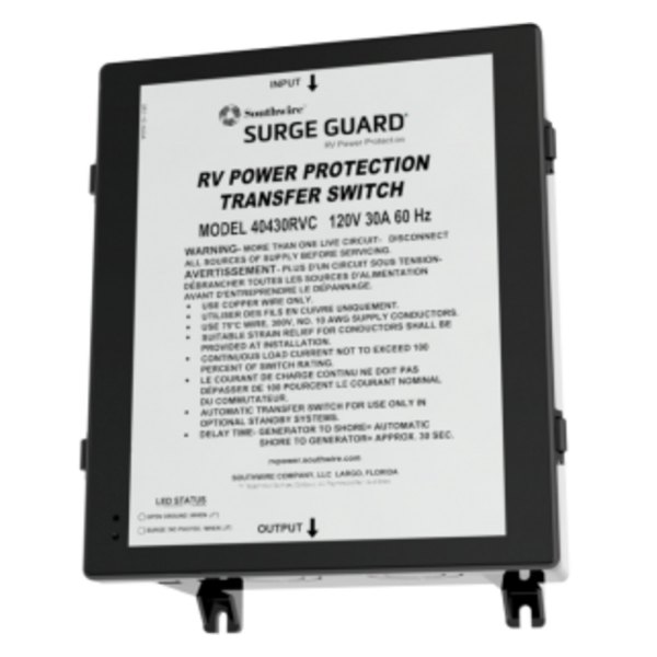 Southwire® - Surge Guard™ 120V 30A RV Power Protection Transfer Switch