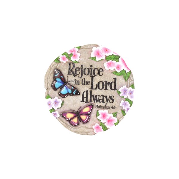 Spoontiques® - Rejoice in the Lord Stepping Stone