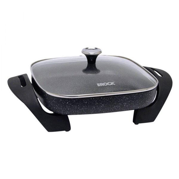 Starfrit® - The Rock™ 1200W Black Skillet with Stand