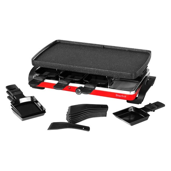 Starfrit® - The Rock™ 1500W Black Raclette/Party Grill Set