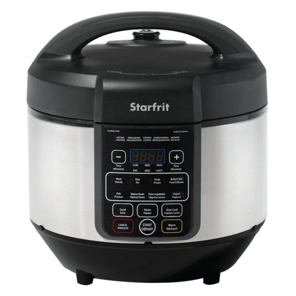 Starfrit® - 1200W Black 11 Digital Programs Pressure Cooker