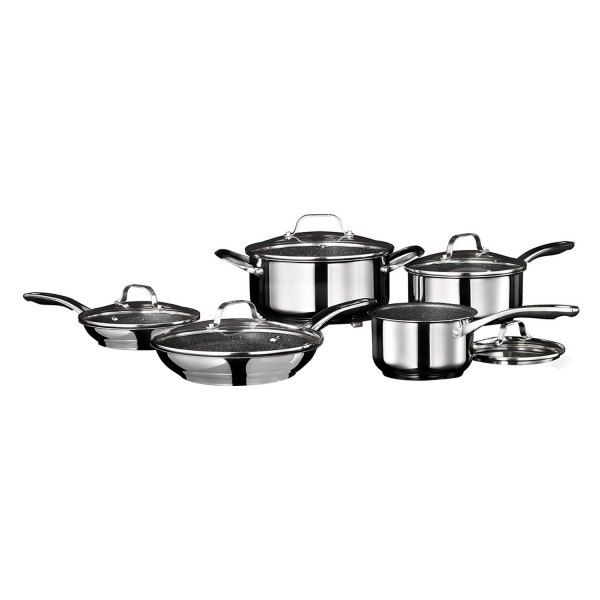 Starfrit® - The Rock™ Stainless Steel Cookware Set
