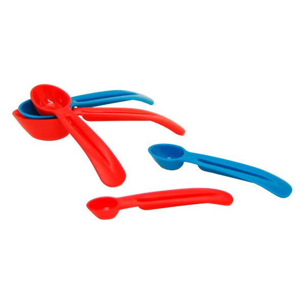 Starfrit® - Snap Fit Red/Blue Measuring Spoon Set